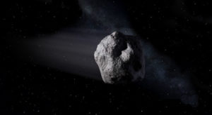 Artist's concept of a near-Earth object. Image credit: NASA/JPL-Caltech