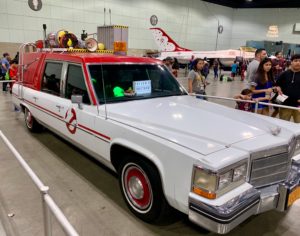 Ghostbusters car - LA Comic Con 2018 photo by Recursor.TV