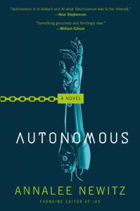 Autonomous, novel by Annalee Newitz, interview on Recursor.TV