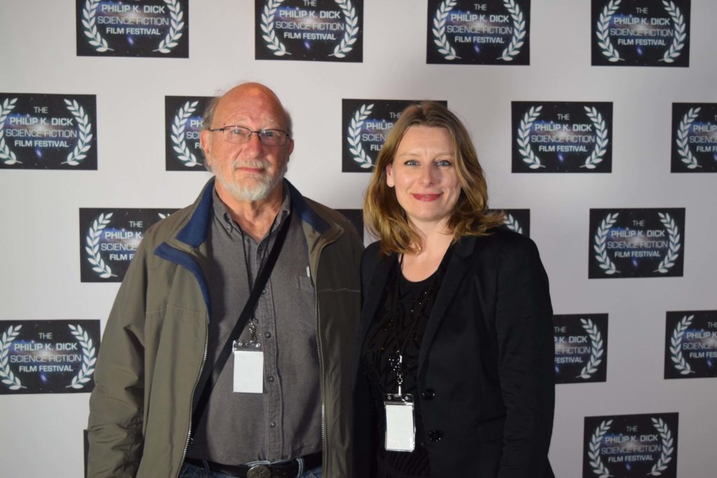 Dennis McKenna, Sarah Hutt (subject and director of The Shaman and The Scientist) credit: Bruecool Productions