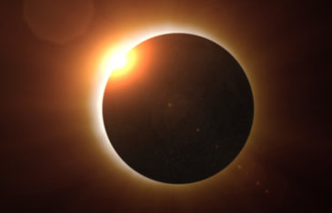 Image of solar eclipse for 10 best science and sci-fi featuring an eclipse on Recursor.TV